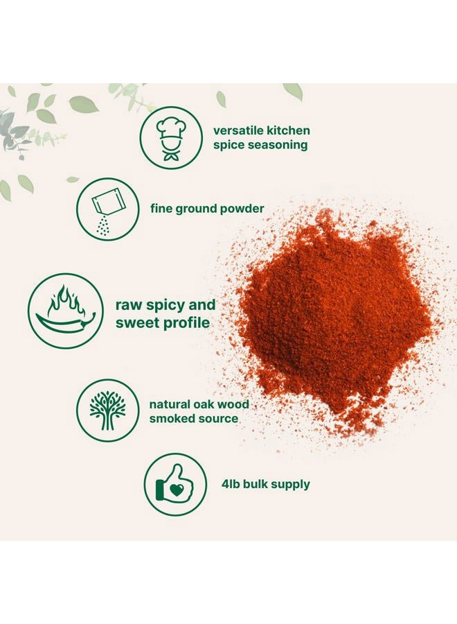 Micro Ingredients Smoked Paprika Powder, 4 lb (64 oz) | Premium Spanish Source | Sweet & Smoky Flavor | Great for Marinades, Meats & Dressings | Additive Free, Non-GMO, Bulk Supply - Image 4